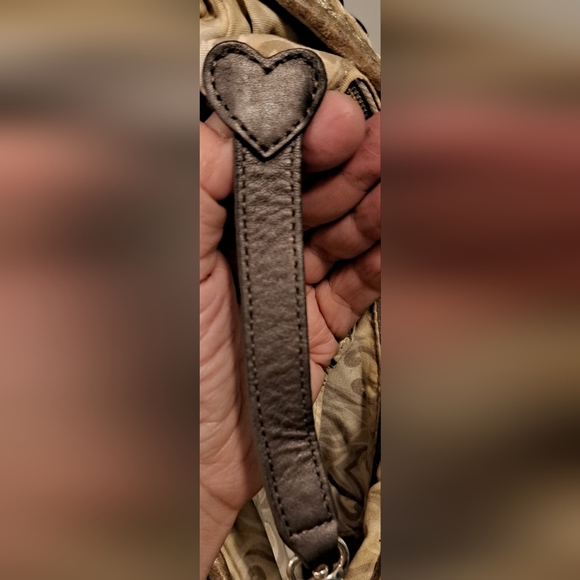 Vintage 90s Brighton Tan Jute Neutral Boho Casual Handbag Satchel Purse Bag - Picture 14 of 16